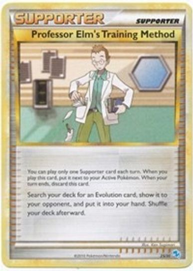Professor Elm's Training Method (25/30) [HGSS Trainer Kit: Gyarados & Raichu]