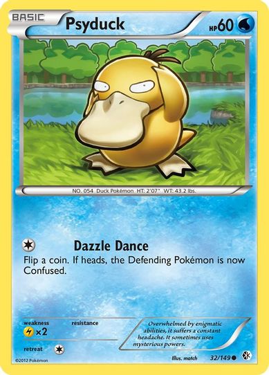 Psyduck (32/149) [Black & White: Boundaries Crossed]