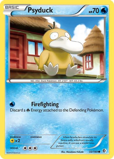 Psyduck Pokemon Card