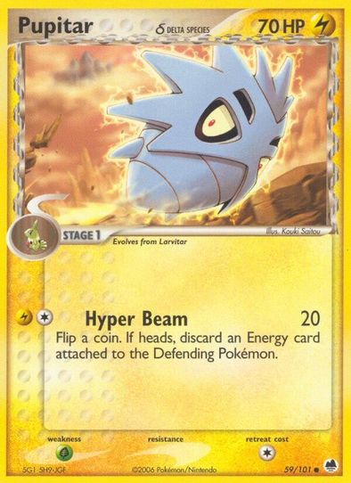 Pupitar (Delta Species) (59/101) [EX: Dragon Frontiers]