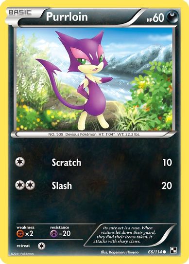 Purrloin (66/114) [Black and White]
