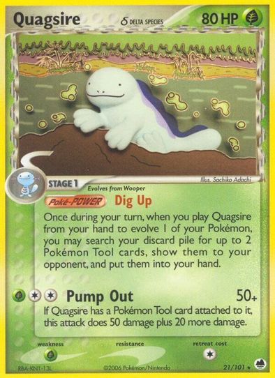 Quagsire (Delta Species) (21/101) [EX: Dragon Frontiers]