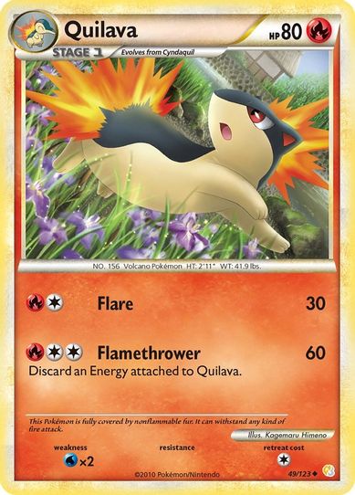 Quilava (49/102) [HeartGold SoulSilver]