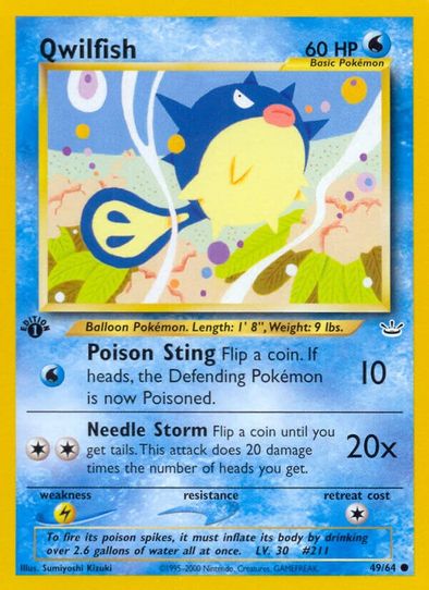 Qwilfish (49/64) [Neo Revelation]