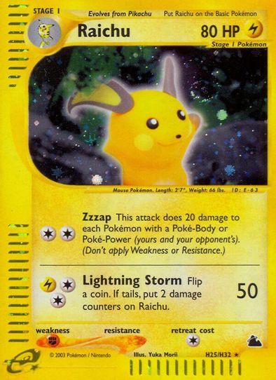 Raichu (H25) [Skyridge]