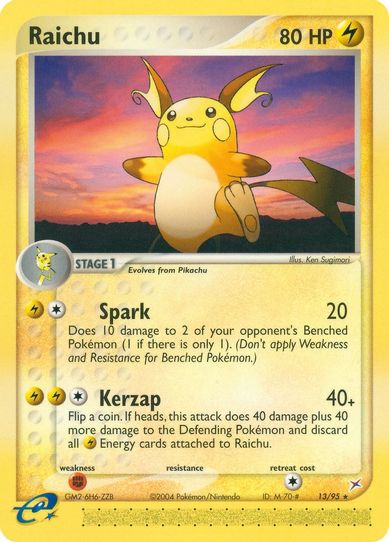Raichu (13/95) [EX: Team Magma Vs Team Aqua]