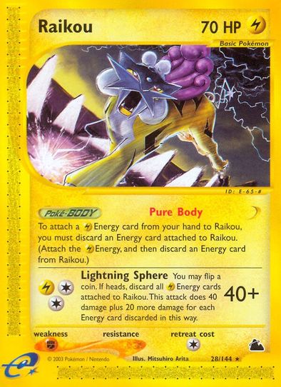 Raikou (28 /144) [Skyridge]