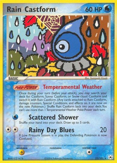 Rain Castform (23/101) [Hidden Legends]