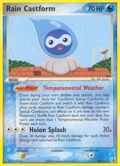 Rain Castform (26/101) [Delta Species]