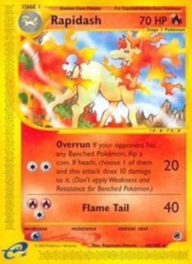 Rapidash (62/165) [Expedition]