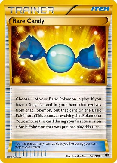 Rare Candy ( Secret Rare) (105/101) [Black & White: Plasma Blast]