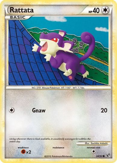 Rattata (64/90) [Heartgold & Soulsilver: Undaunted]