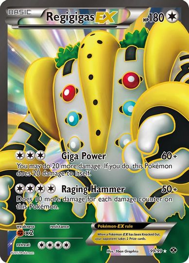 Regigigas EX ( Full Art) (99/99) [Black & White: Next Destinies]