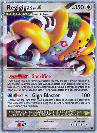 Regigigas LV.X - DP (DP30) [Diamond and Pearl Promos]
