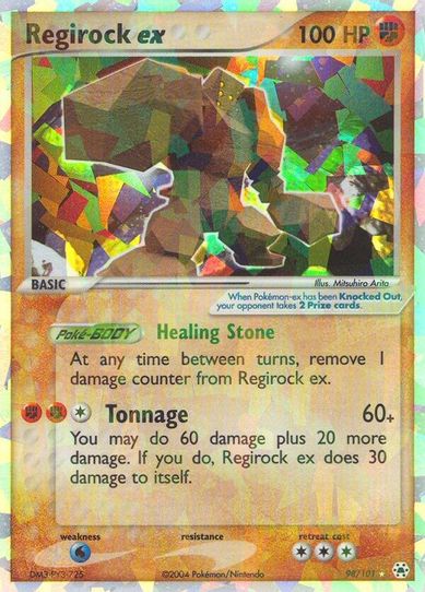 Regirock ex (98/101) [Hidden Legends]