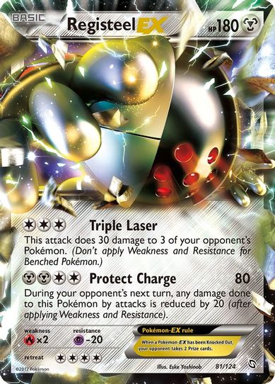 Registeel EX (81/124) [Dragons Exalted]