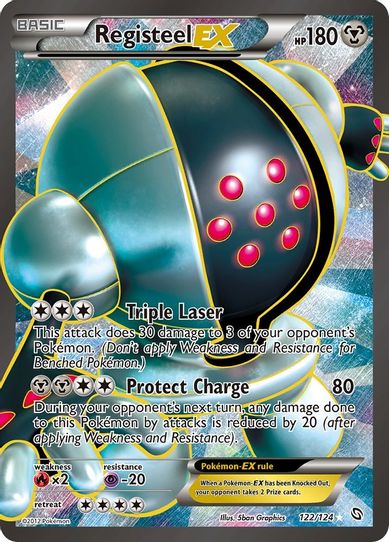 Registeel EX ( Full Art) (122/124) [Dragons Exalted]