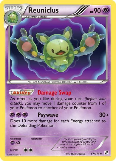 Reuniclus (57/114) [Black and White]