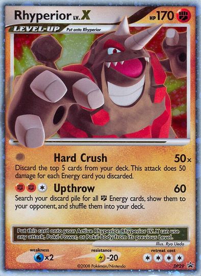 Rhyperior LV.X - DP (DP29) [Diamond and Pearl Promos]