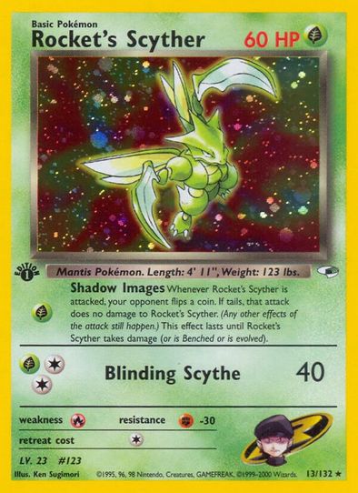 Rocket's Scyther (13/132) [Gym Heroes]