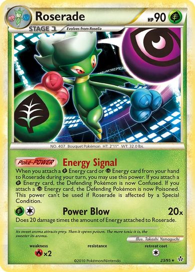 Roserade (23/95) [Heartgold & Soulsilver: Unleashed]