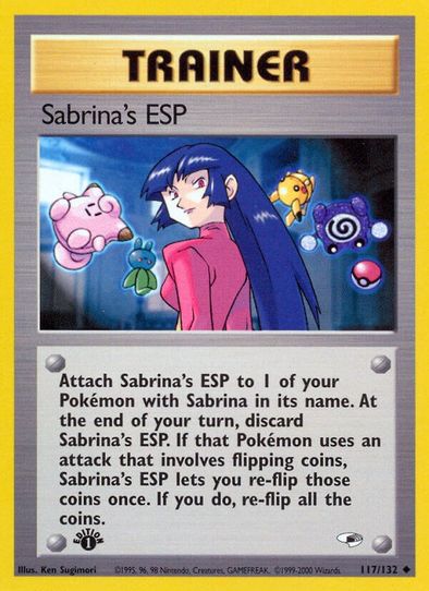 Sabrina's ESP (117/132) [Gym Heroes]