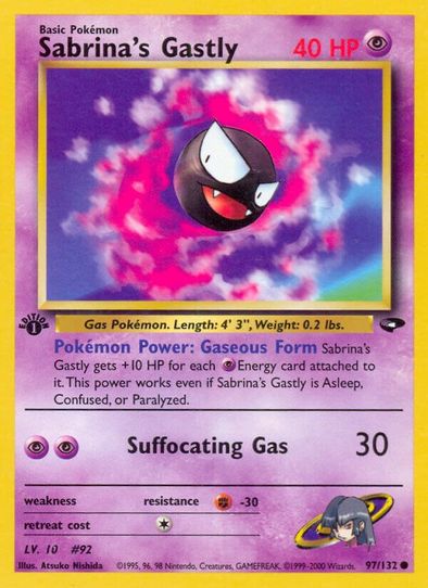 Sabrina's Gastly (97/132) [Gym Challenge]