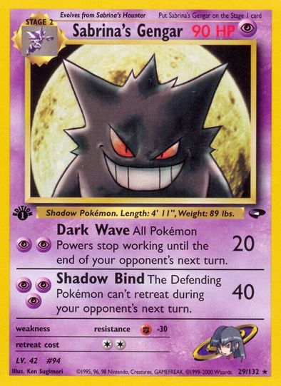Sabrina's Gengar (29/132) [Gym Challenge]