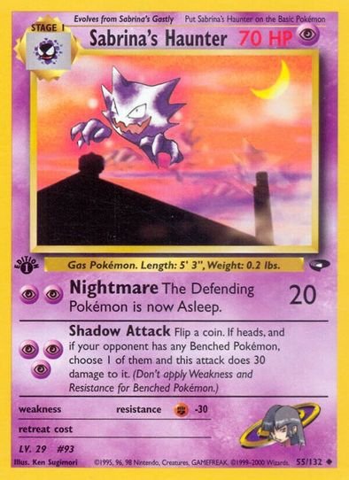 Sabrina's Haunter (55/132) [Gym Challenge]