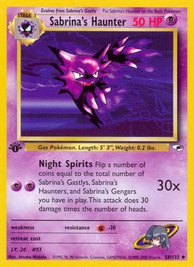Sabrina's Haunter (58/132) [Gym Heroes]