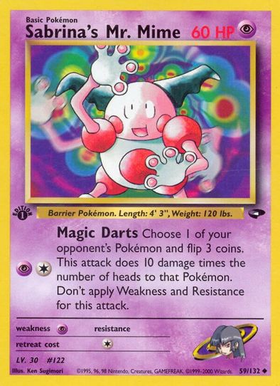 Sabrina's Mr. Mime (59/132) [Gym Challenge]