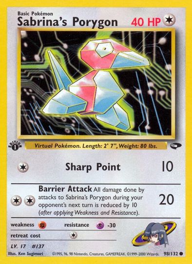 Sabrina's Porygon (98/132) [Gym Challenge]