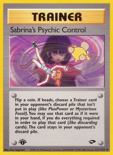 Sabrina's Psychic Control (121/132) [Gym Challenge]