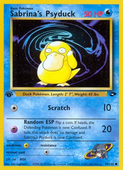 Sabrina's Psyduck (99/132) [Gym Challenge]