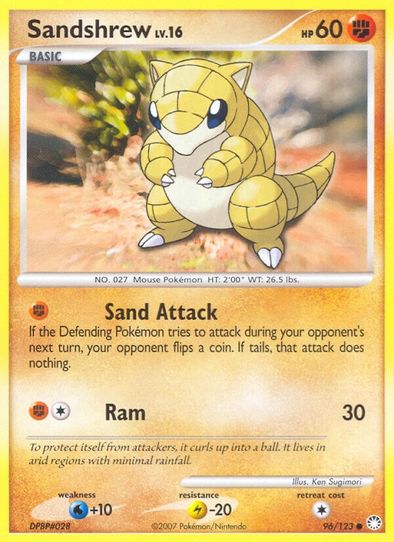 Sandshrew (96/123) [Mysterious Treasures]