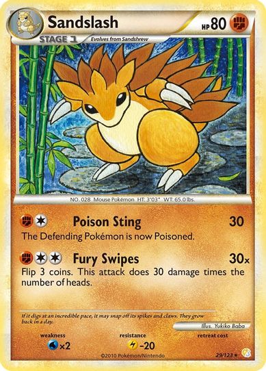 Sandslash (29/102) [HeartGold SoulSilver]