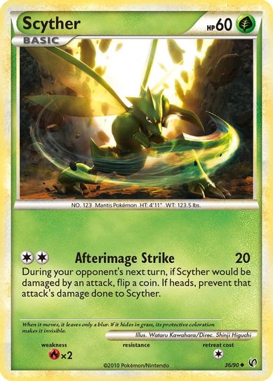 Scyther (36/90) [Heartgold & Soulsilver: Undaunted]