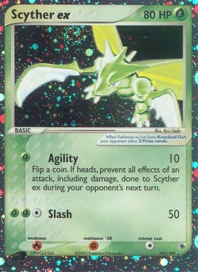 Scyther ex (102) [Legendary Collection]