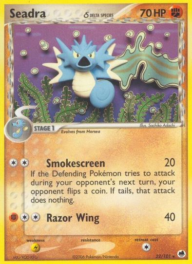 Seadra (Delta Species) (22/101) [EX: Dragon Frontiers]