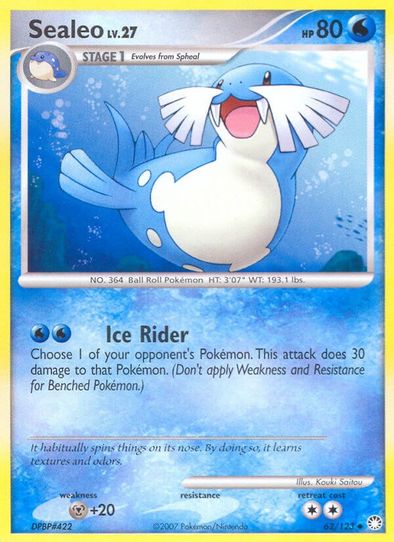 Sealeo (62/123) [Mysterious Treasures]