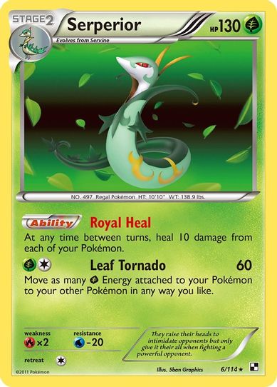 Serperior (6/114) [Black and White]