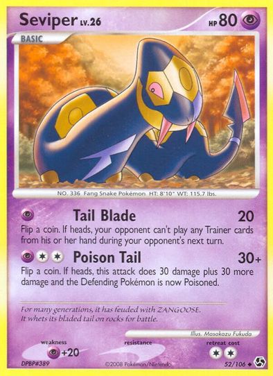 Seviper (52/106) [Great Encounters]