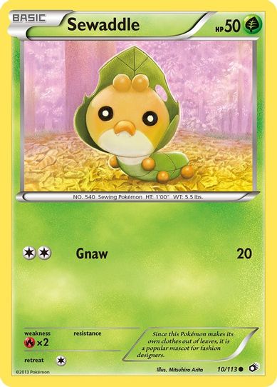 Sewaddle (10/113) [Legendary Treasures]