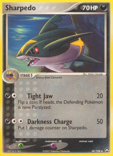 Sharpedo (38/108) [Power Keepers]