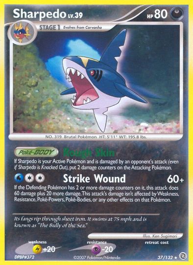 Sharpedo (37/132) [Secret Wonders]