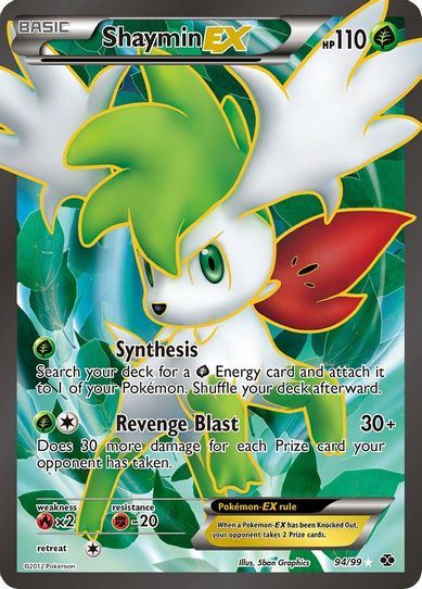 Shaymin EX ( Full Art) (94/99) [Black & White: Next Destinies]