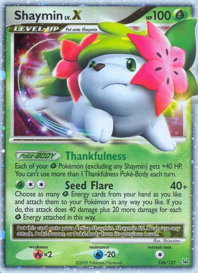 Shaymin Lv.X (Land Forme) (126/127) [Platinum: Base Set]