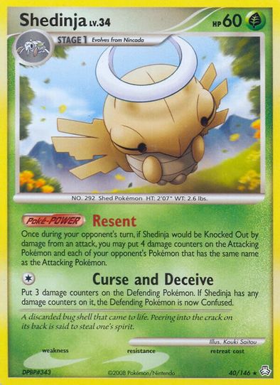 Shedinja (40/146) [Diamond & Pearl: Legends Awakened]