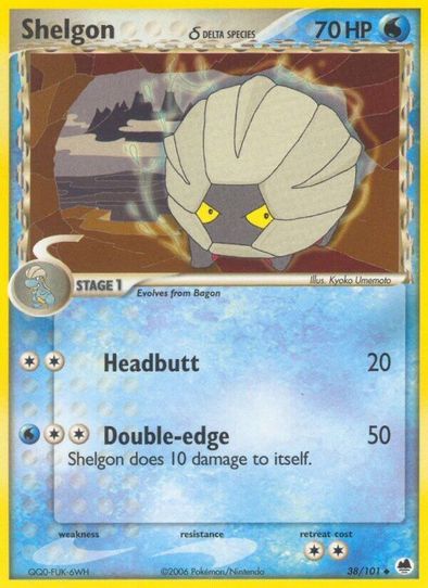 pokemon shelgon card Shelgon (Delta Species) Dragon Frontiers