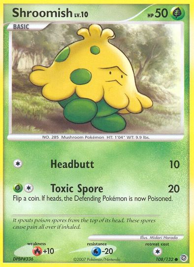Shroomish (108/132) [Secret Wonders]